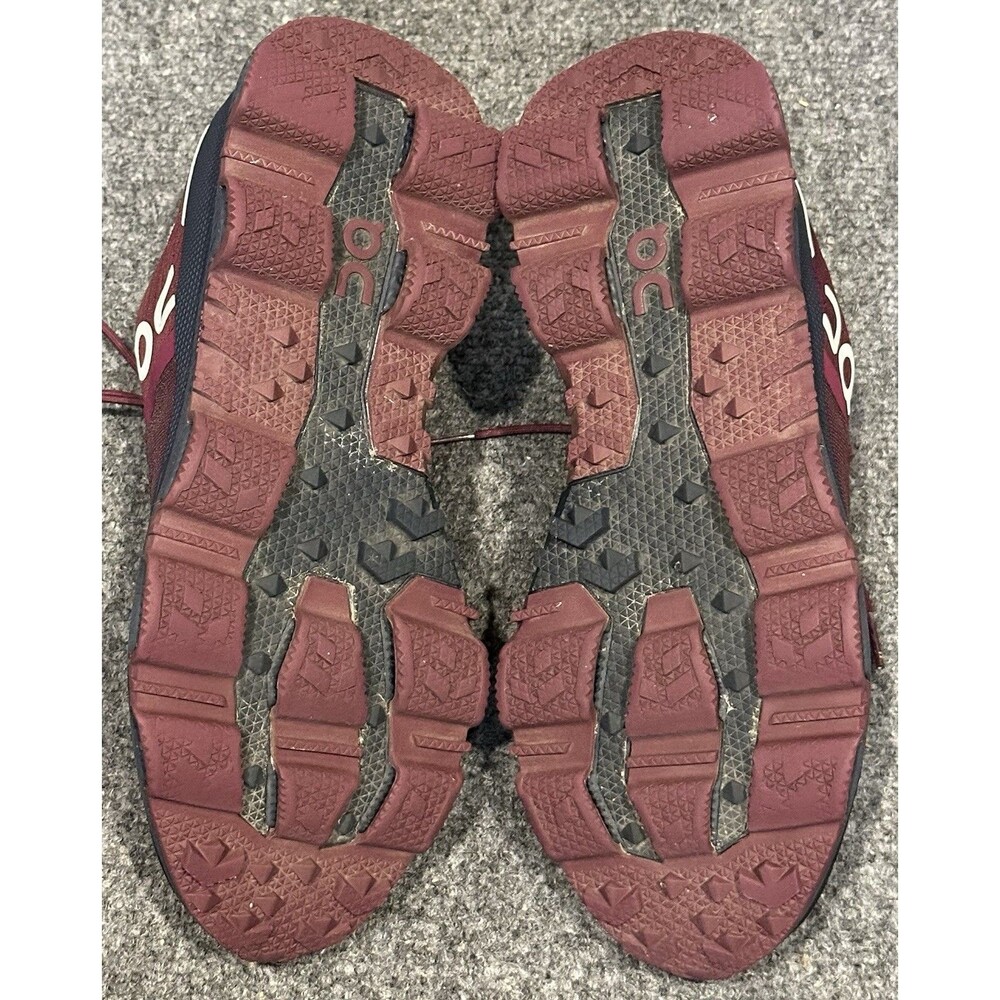 On Cloud Cloudventure Trail Running Shoes Women’s Size 8.5 Mulberry/Orange - Picture 8 of 8